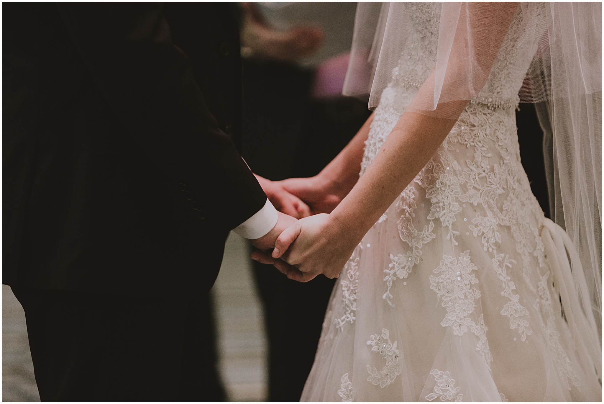 jewish wedding ceremony holding hands