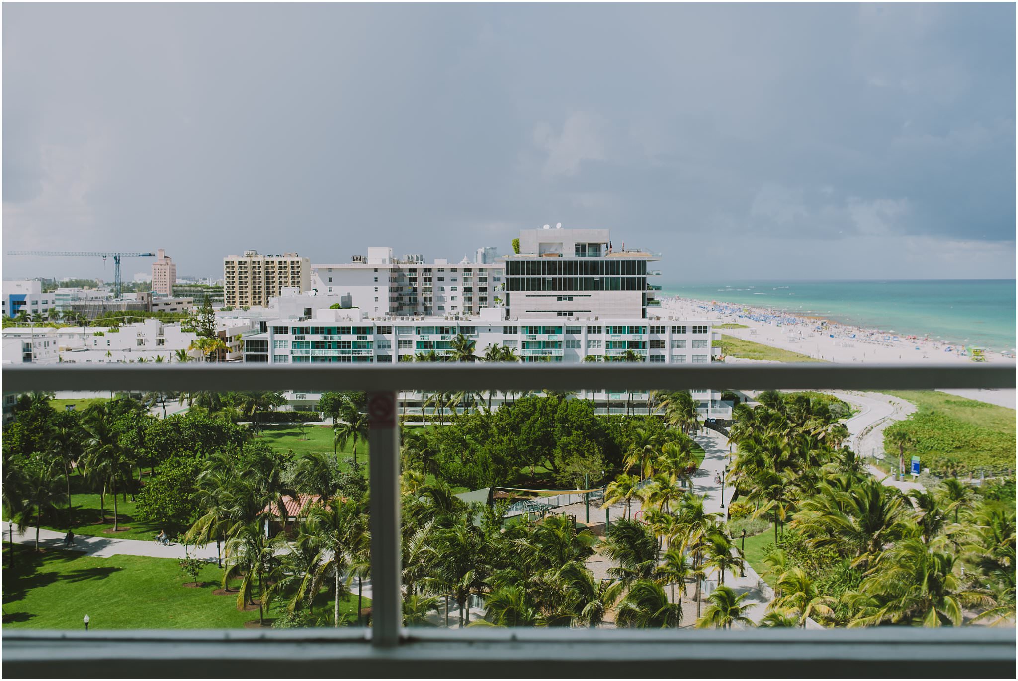 Balcony view of South Beach from the Stanton